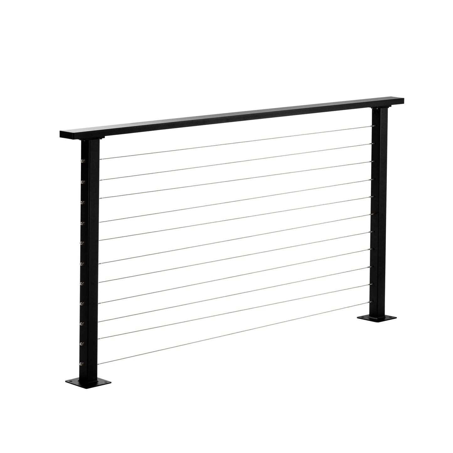 5 ft. Black Deck Cable Railing