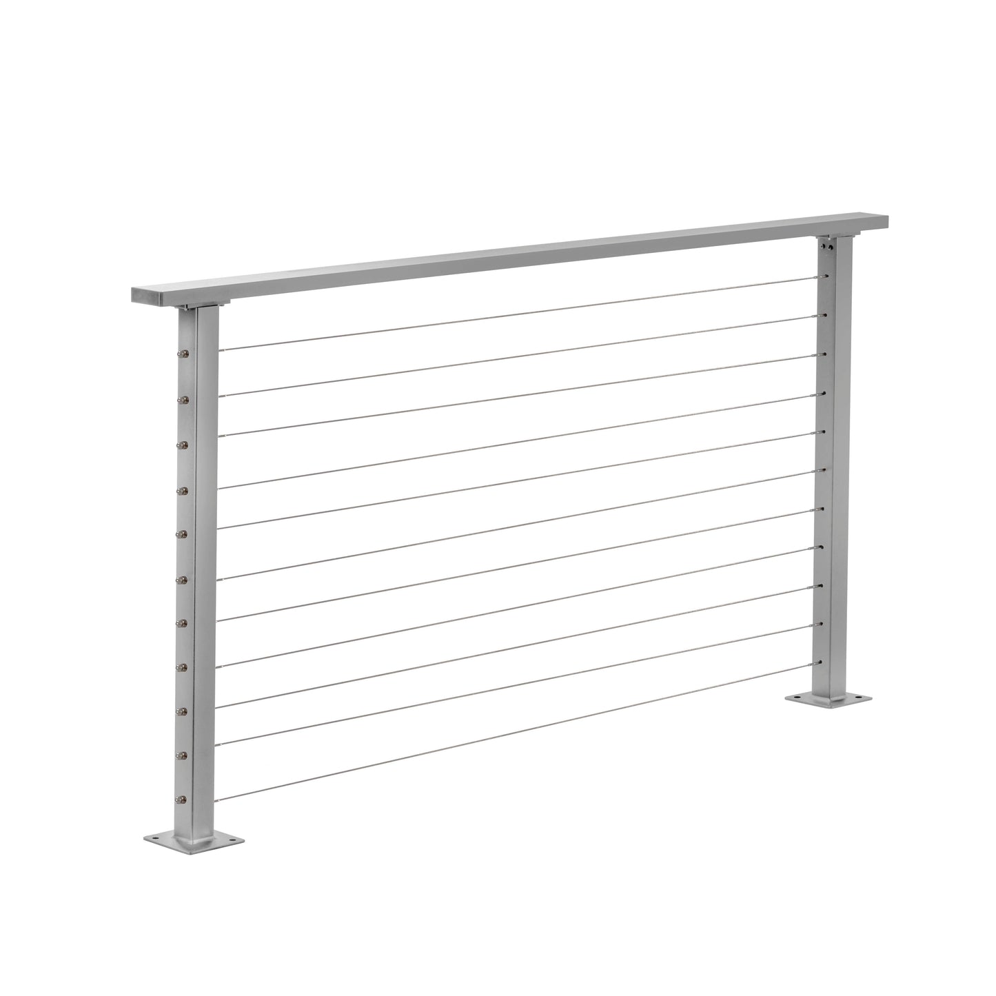 5 ft. Grey Deck Cable Railing , Stainless