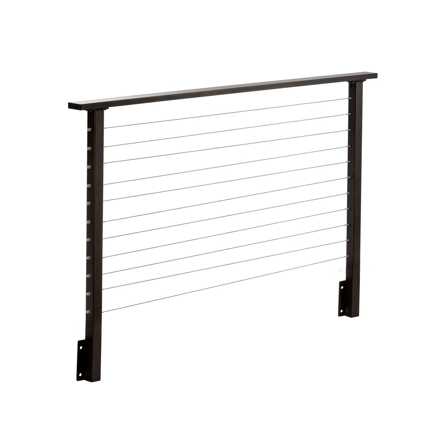 6 ft. Deck Cable Railing, 36 in. Face Mount, Bronze