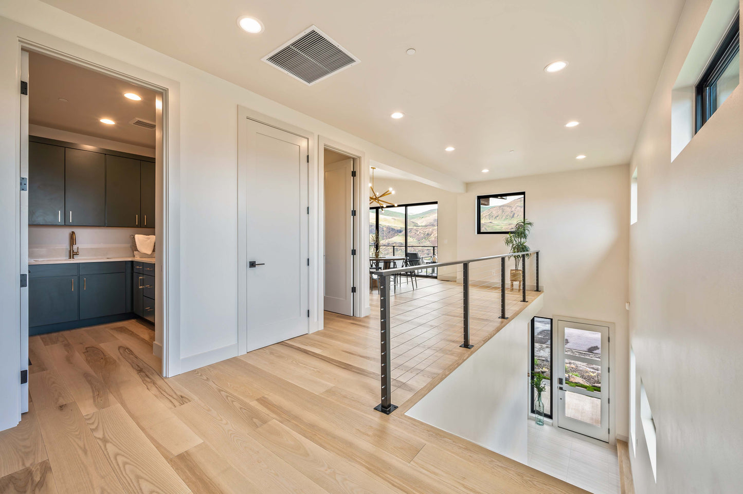 5 ft. White Deck Cable Railing