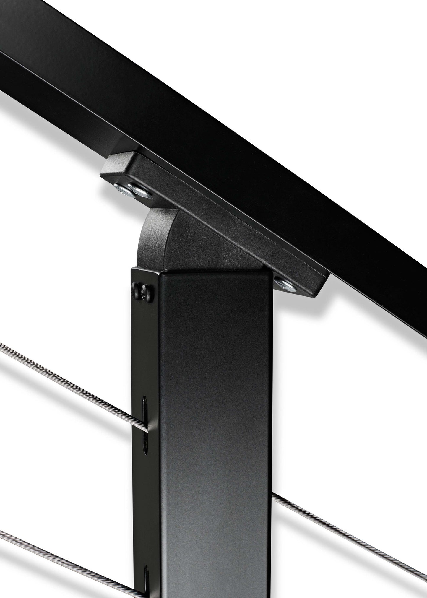 5 ft. Stair Cable Railing, 42 in. Base Mount, Bronze , Stainless