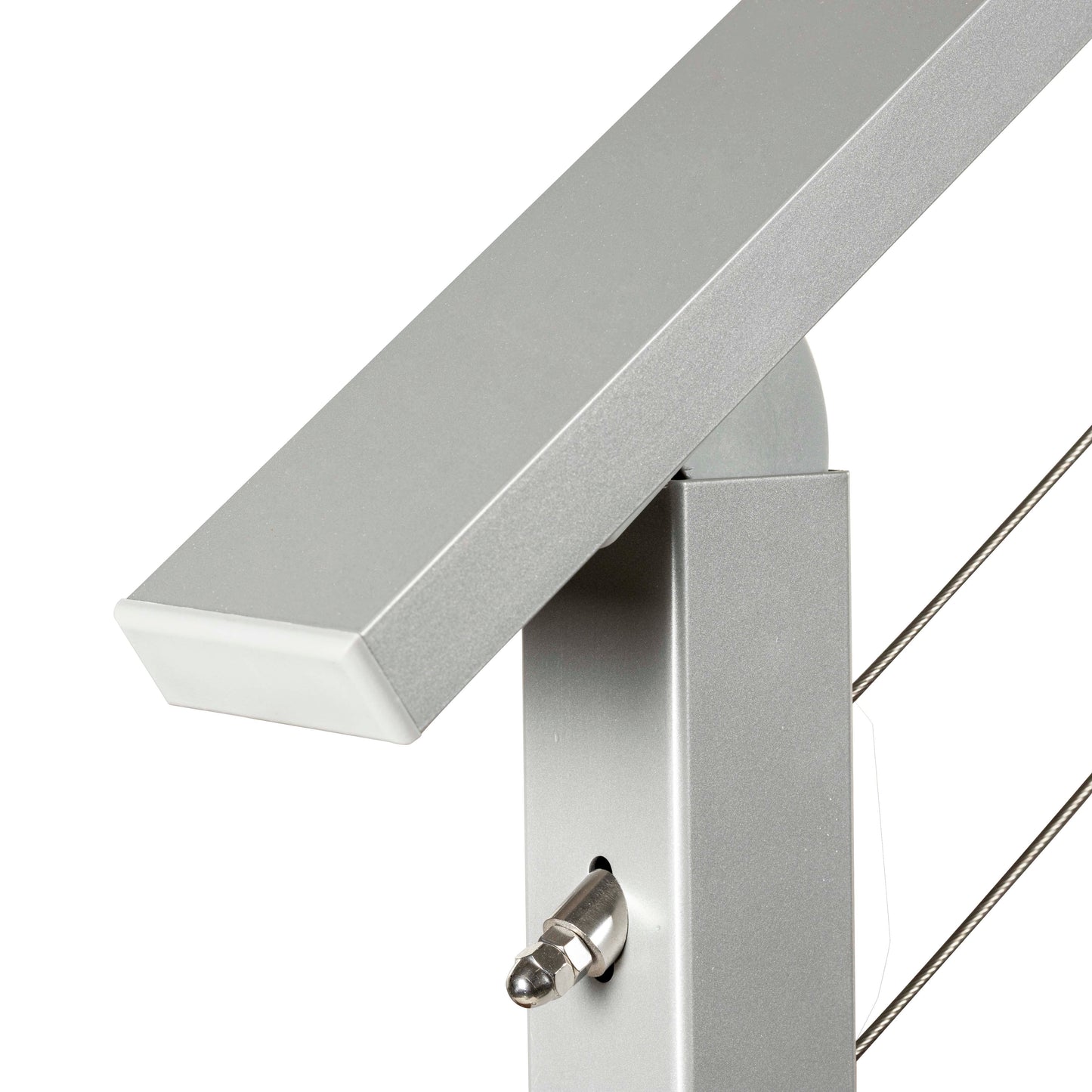 5 ft. Stair Cable Railing, 42 in. Face Mount, Grey