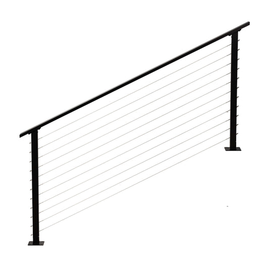 5 ft. Black Stair Cable Railing , Stainless