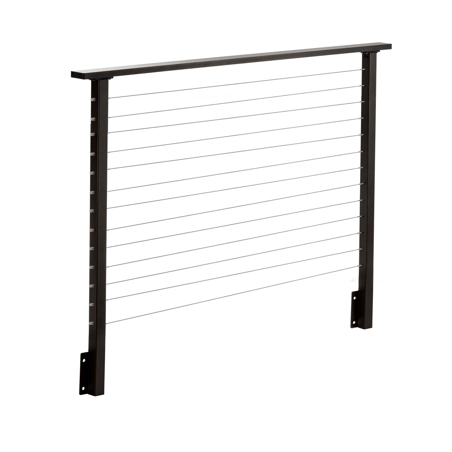 5 ft. Deck Cable Railing, 42 in. Face Mount, Bronze , Stainless