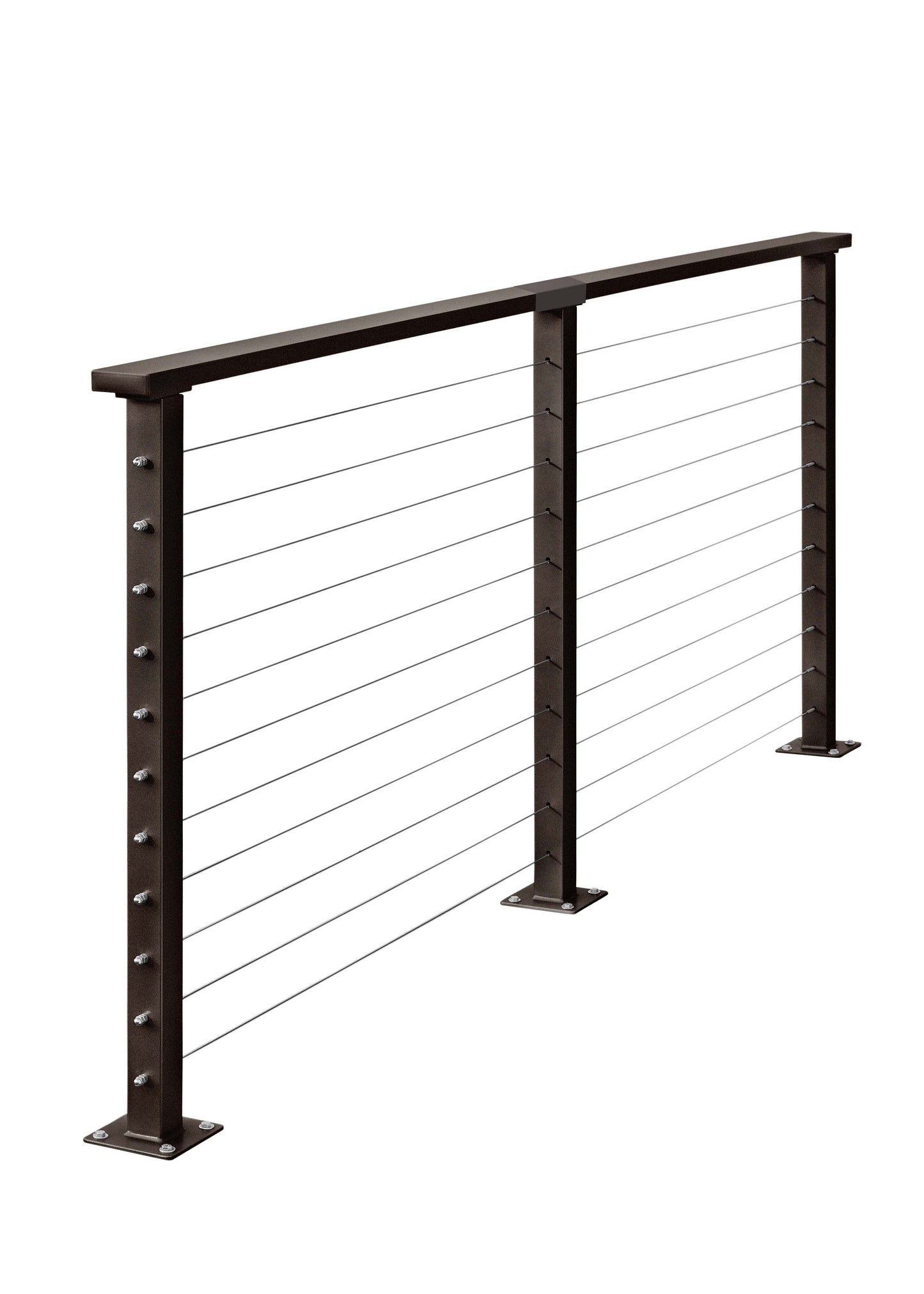 12 ft. Bronze Deck Cable Railing , Stainless